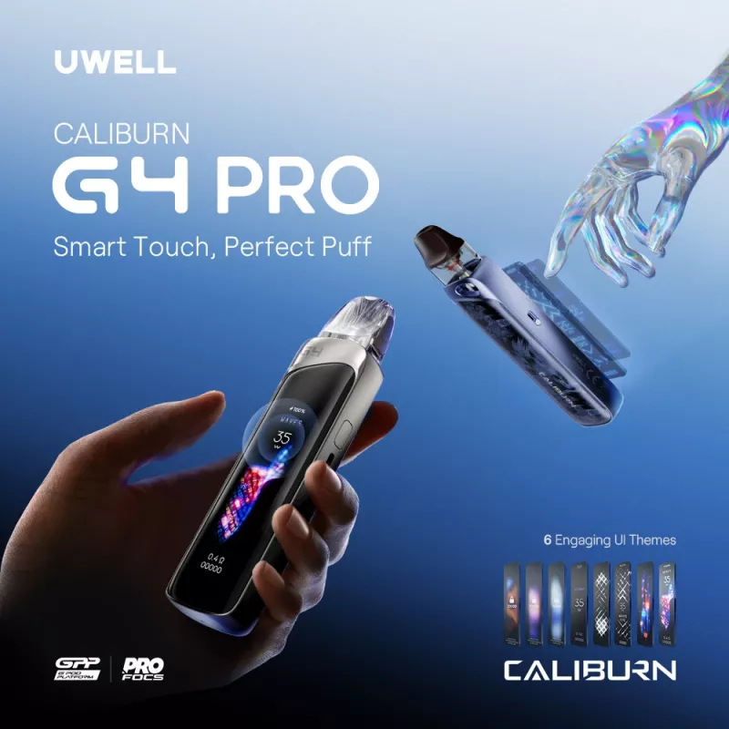 Uwell Caliburn G4 Pro Kit Podset 1800mAh 3ml