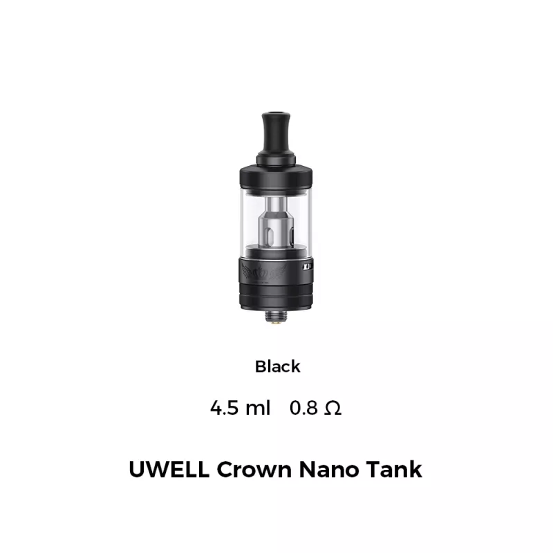 Uwell CROWN Nano Tank 4.5ml Schwarz