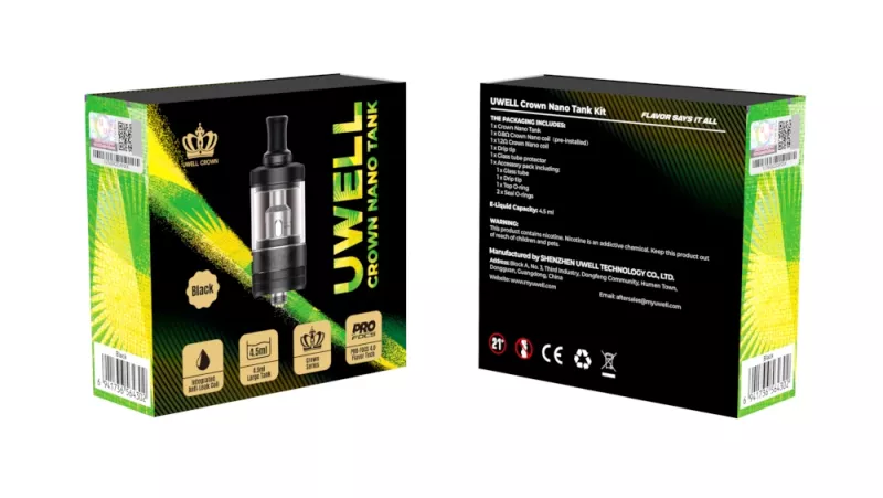Uwell CROWN Nano Tank 4.5ml Boxed
