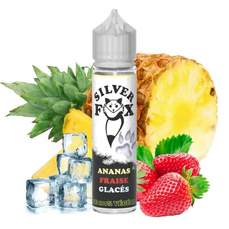 Vaping in Paris Silver Fox Ananas Fraise 50/70 ml Shortfill