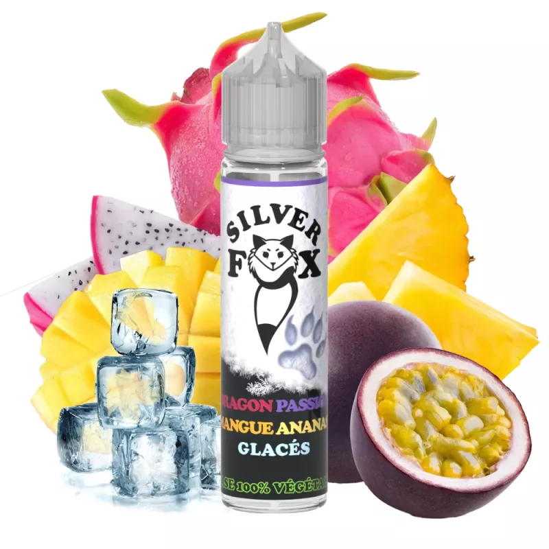 Vaping in Paris Silver Fox Dragon Passion Mangue Ananas 50/70 ml Shortfill