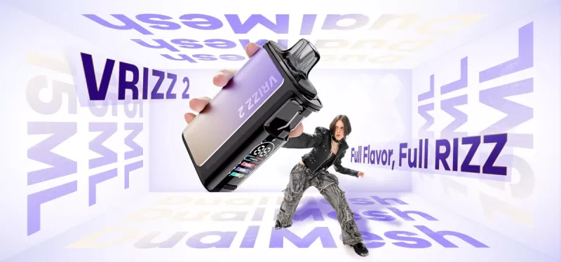 Voopoo Vrizz V2 Pod Kit 15ml 1350mAh Banner