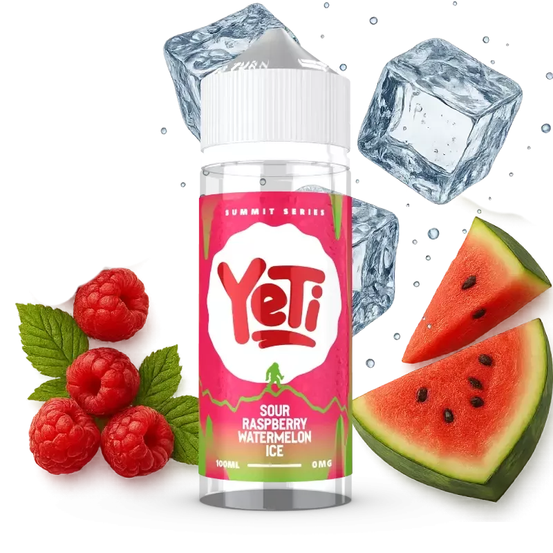 YETI Summit Sour Raspberry Watermelon Ice 120 ml Shortfill
