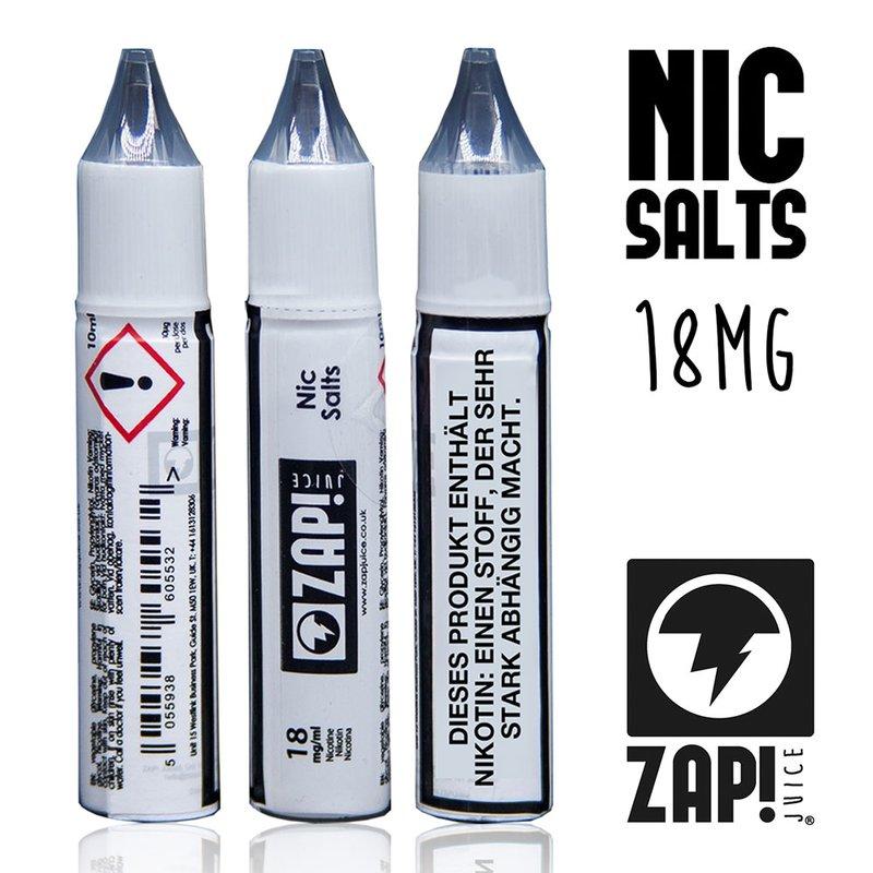 Zap Juice Nikotinsalz Shots, 70VG/30PG, 18mg/ml