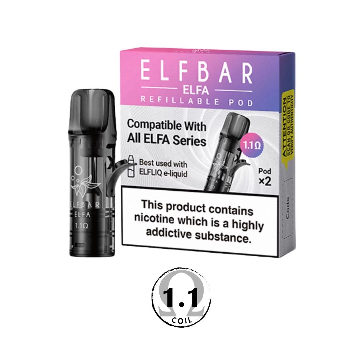 elfbar pods nachfüllbar E-Zigaretten, Liquids und Zubehör - ELFBAR ELFA Pod
