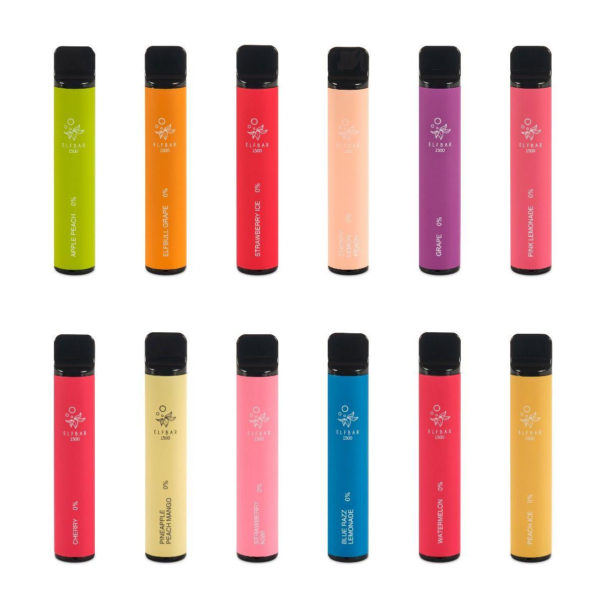 ELFBAR 1500 OHNE Nikotin 850mAh 1500 Züge MHD Rabatt