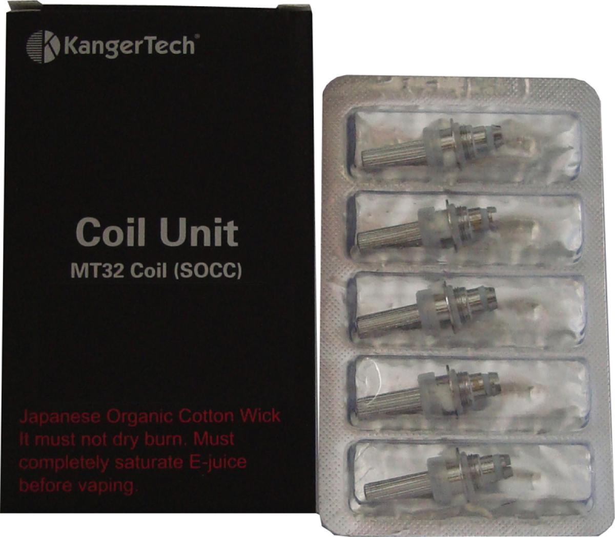 SOCC, 1.5 Ohm Ersatzverdampfer Kangertech, Packung zu 5 Stk.