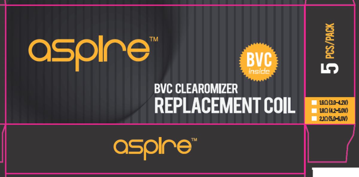 Aspire BVC Coils zu K1 K2 CE5 CE5-S ET ET-S ET-Glas Mini Vivi Nova