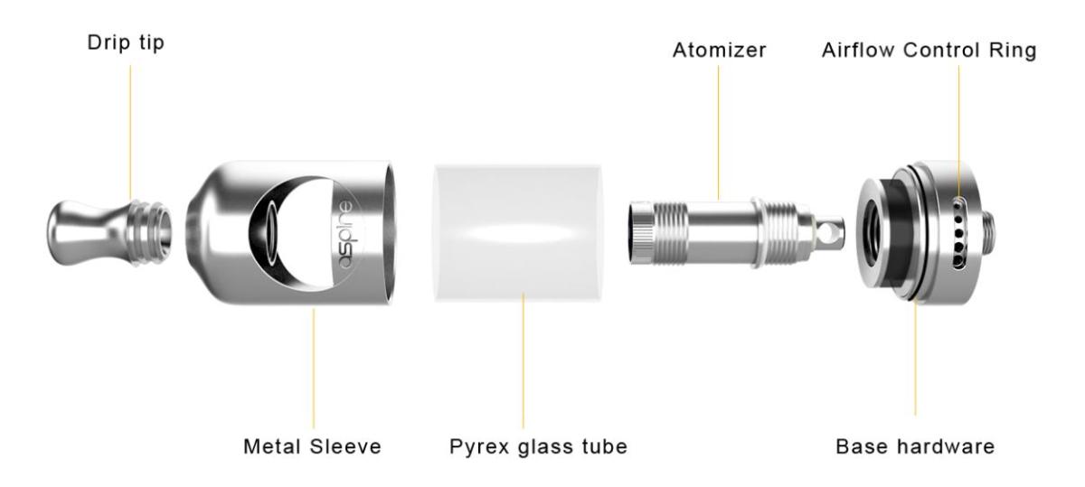 Aspire Nautilus 2 Tank, 2ml, 22mm (MTL)