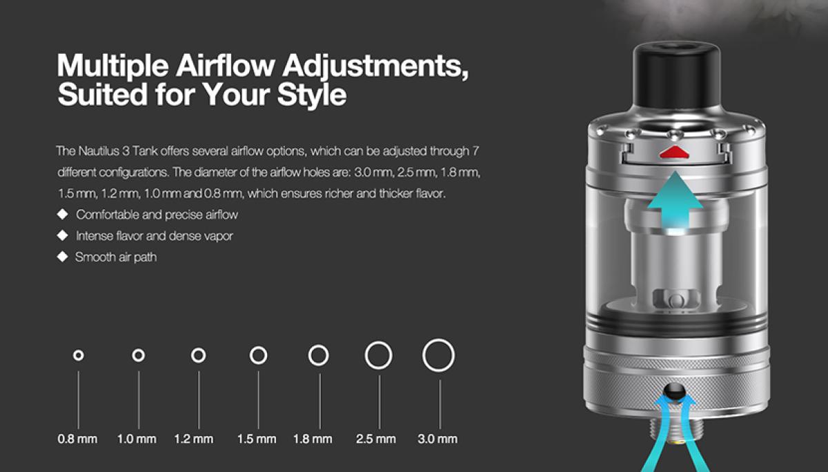 Aspire Nautilus 3 Tank, 4ml, 24mm (MTL)