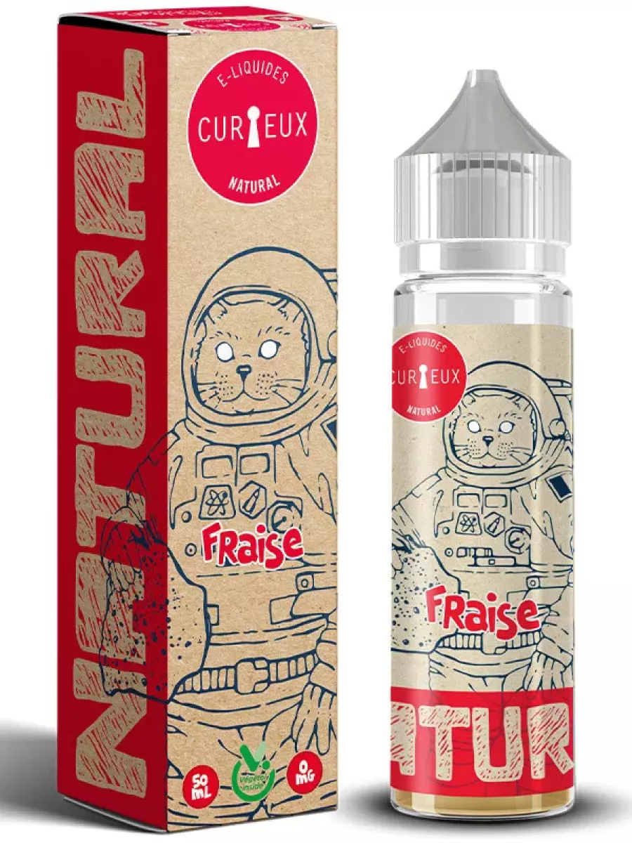 Curieux Natural Serie Erdbeere 50ml Shortfill