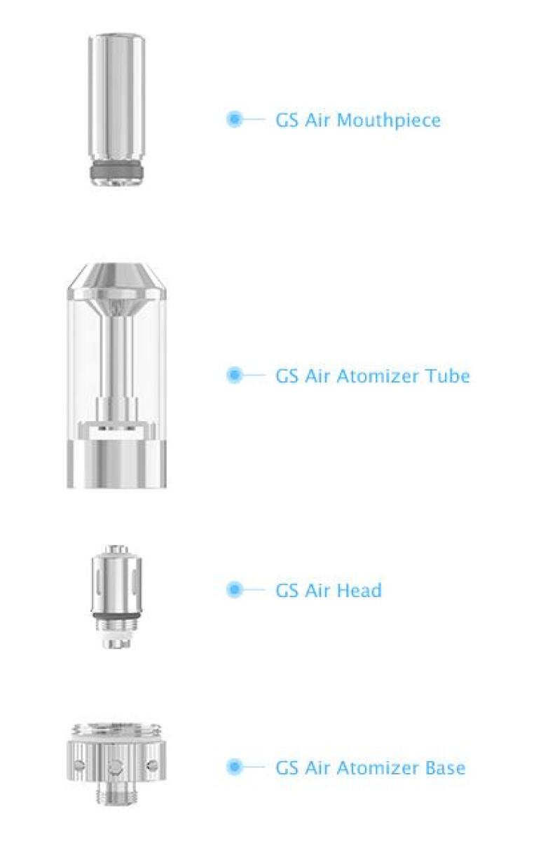 Eleaf GS Air Tank, 2.5ml, 16.5mm, 1.5 Ohm