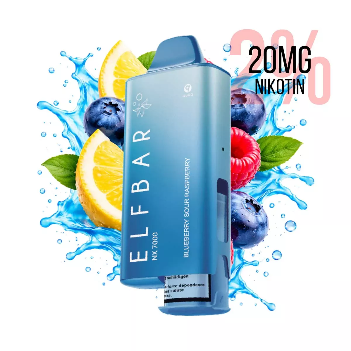 ELFBAR NX 7000 Kit Blueberry sour Raspberry