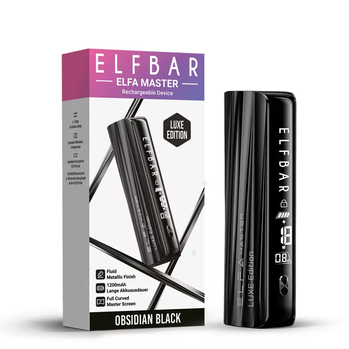 ELFBAR ELFA Master Lux Edition 1200mAh Black Box