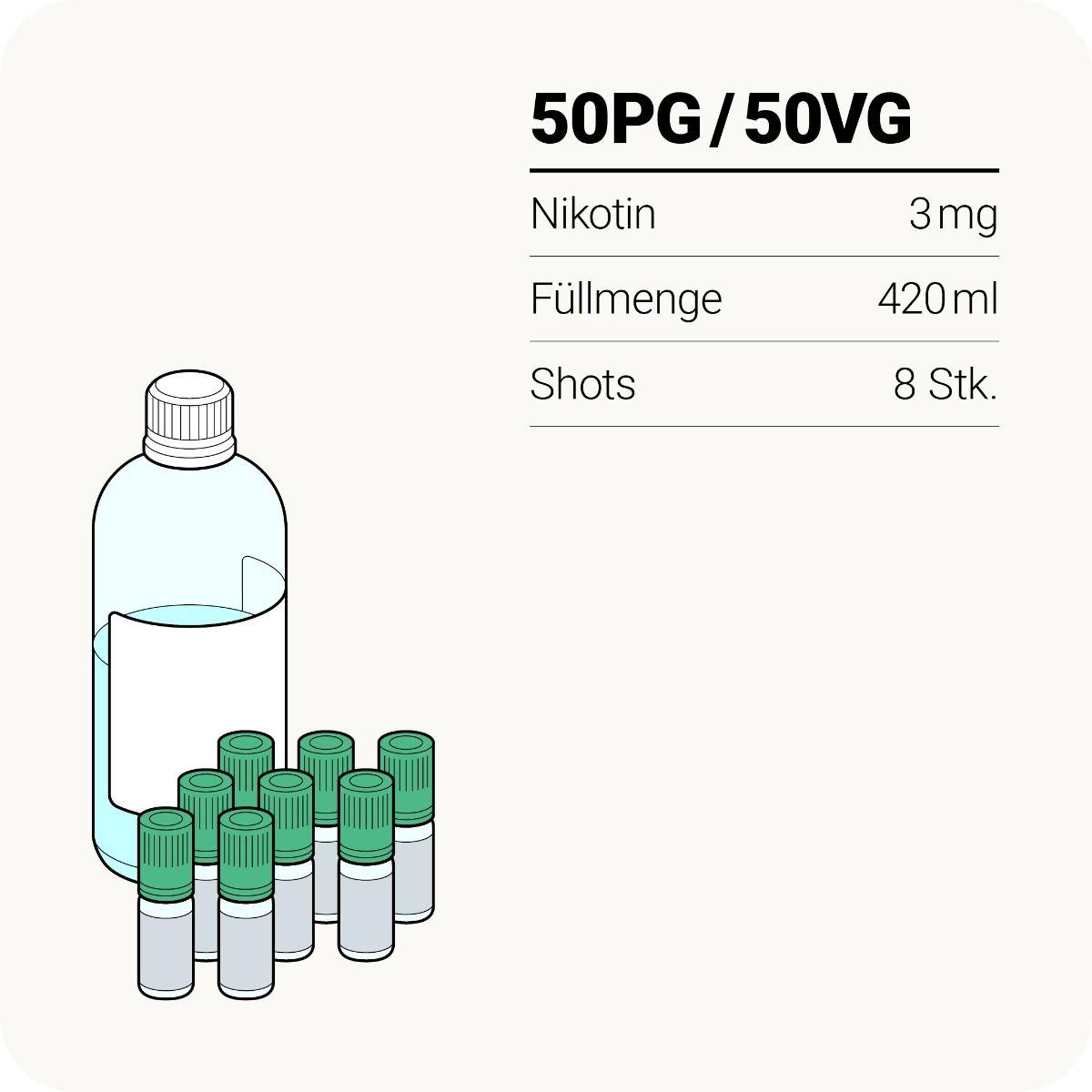 Liquid Station Nikotin Base (50% VG 50% PG) 500 ml