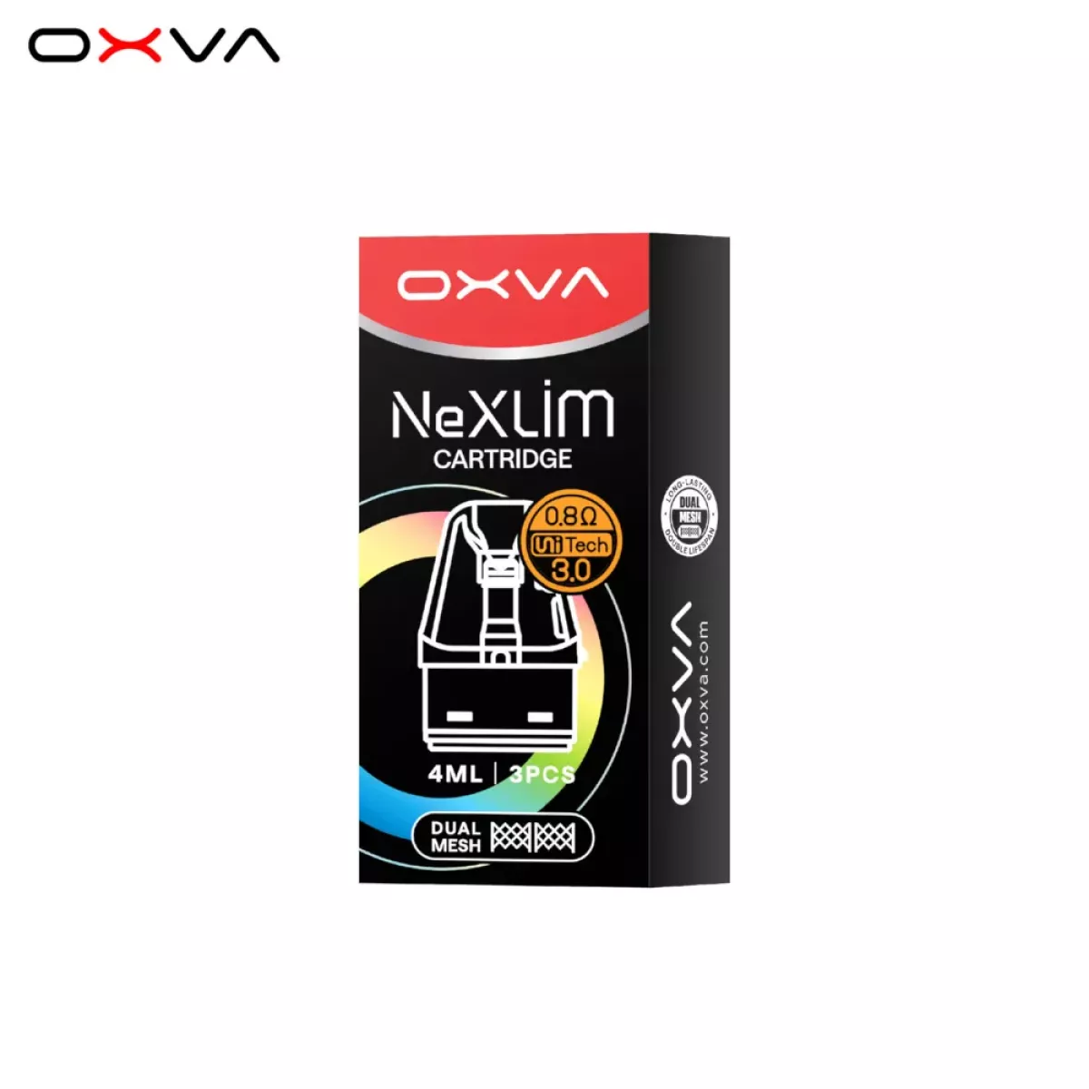 Oxva NeXLIM V2 Kartuschen Pod Top Fill 3 Stk. 4ml 0.8 Ohm Box