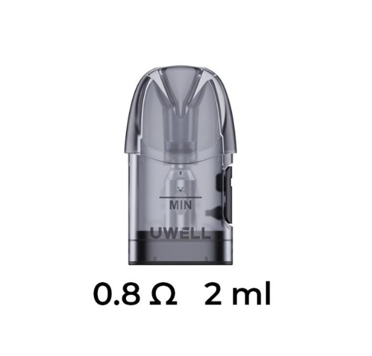 Uwell Caliburn A3 / A3S / AZ3 Pod Sidefill 4 Stk 2ml