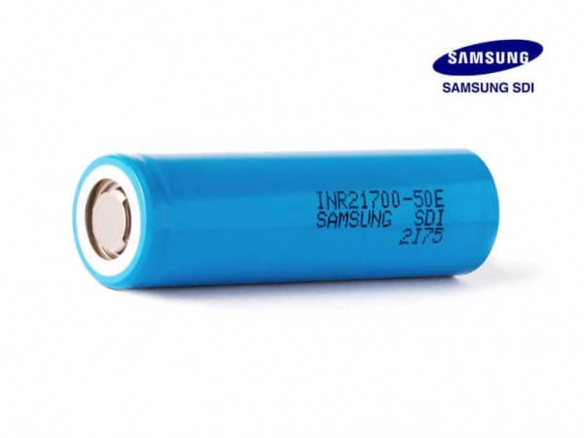 Samsung 21700-50E 5000 mAh 15A unprotected