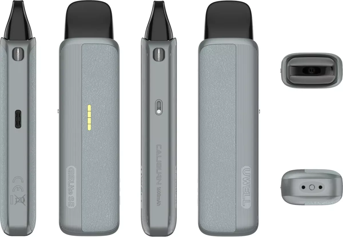 Uwell Caliburn G5 Lite SE Pod Kit 1600mAh Grey Leather Side