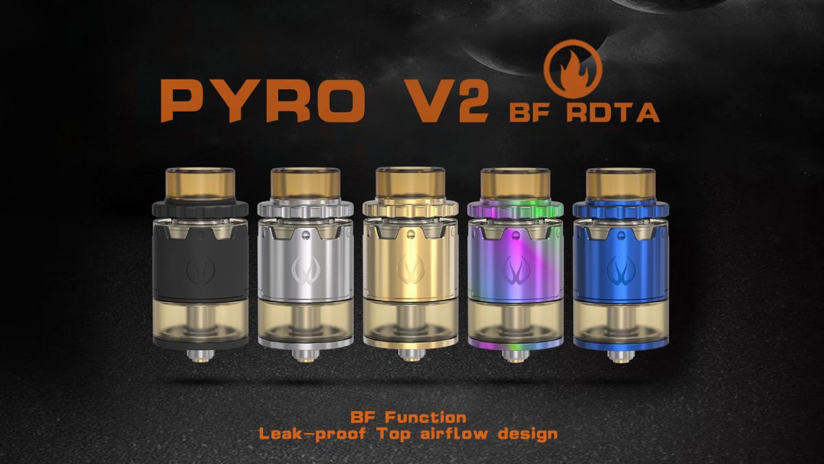 Vandy Vape PYRO V2, BF RDTA Verdampfer 2ml/4ml