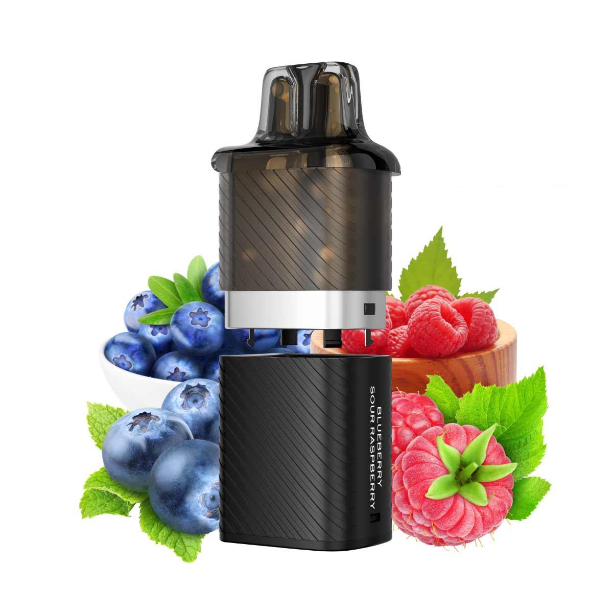 VOZOL VISTA PLUG - Liquid Pod 10000 Züge 20mg/ml Blueberry Sour Raspberry