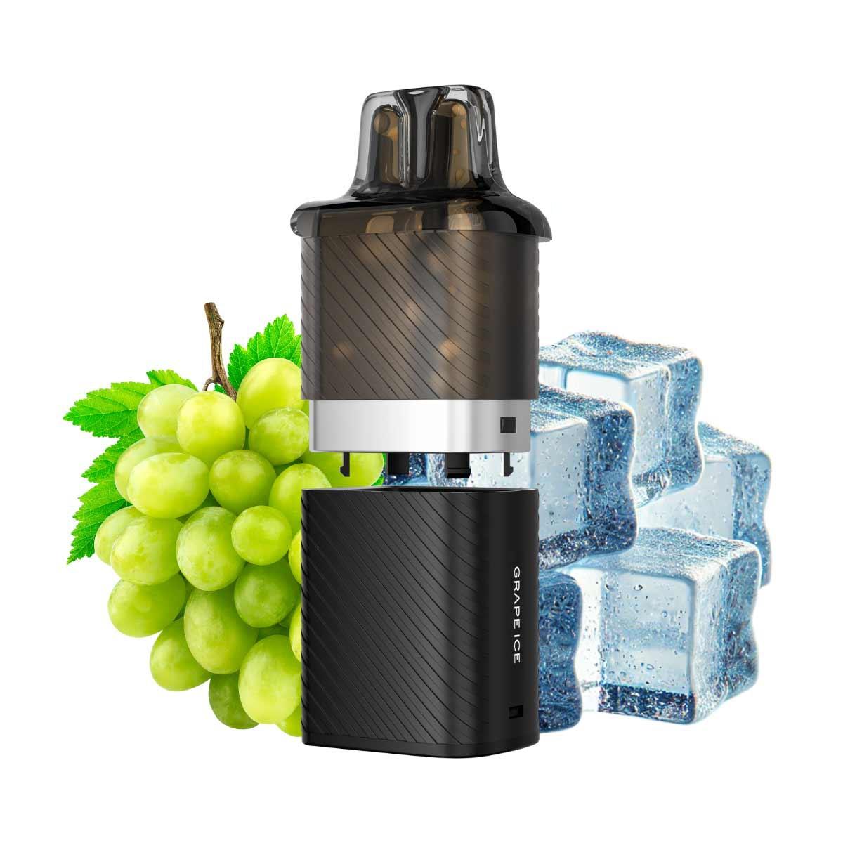 VOZOL VISTA PLUG - Liquid Pod 10000 Züge 20mg/ml Grape Ice