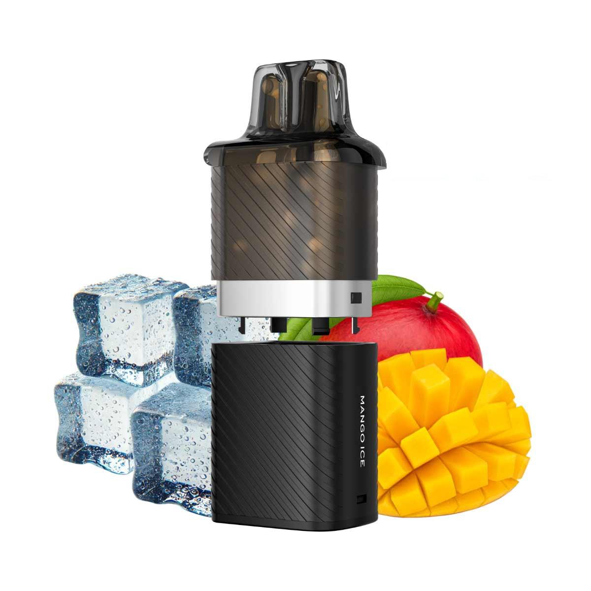 VOZOL VISTA PLUG - Liquid Pod 10000 Züge 20mg/ml Mango Ice
