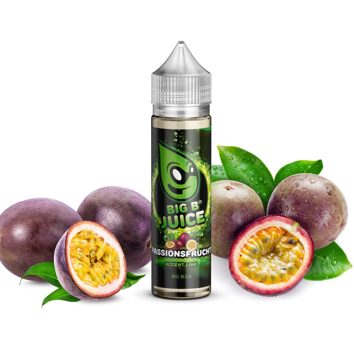 BIG B Juice Accent Line, Passionfruit, Shortfill, 50 ml