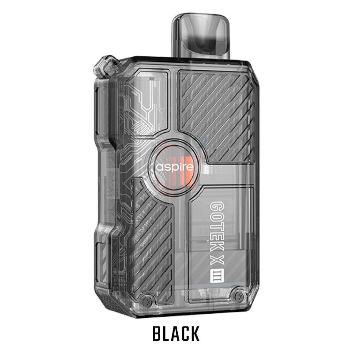 Aspire Gotek X 3 Kit 1200mAh 4.5ml Black