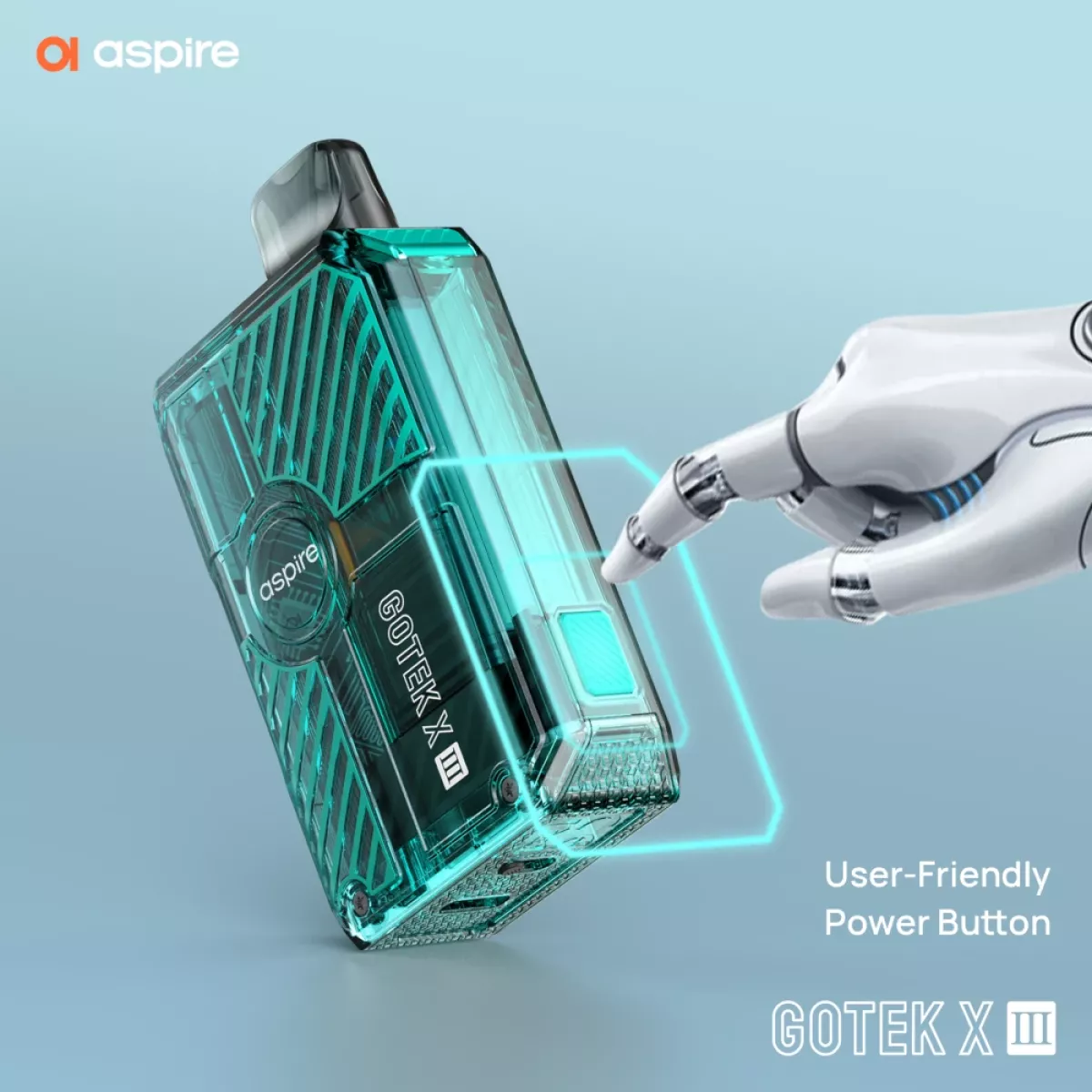 Aspire Gotek X 3 Kit 1200mAh 4.5ml Button