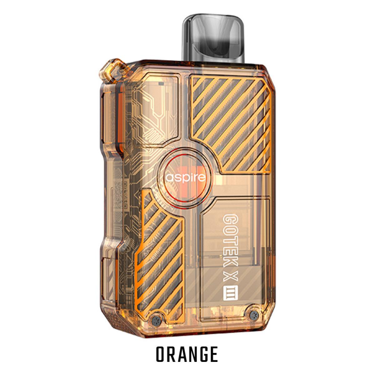 Aspire Gotek X 3 Kit 1200mAh 4.5ml Orange