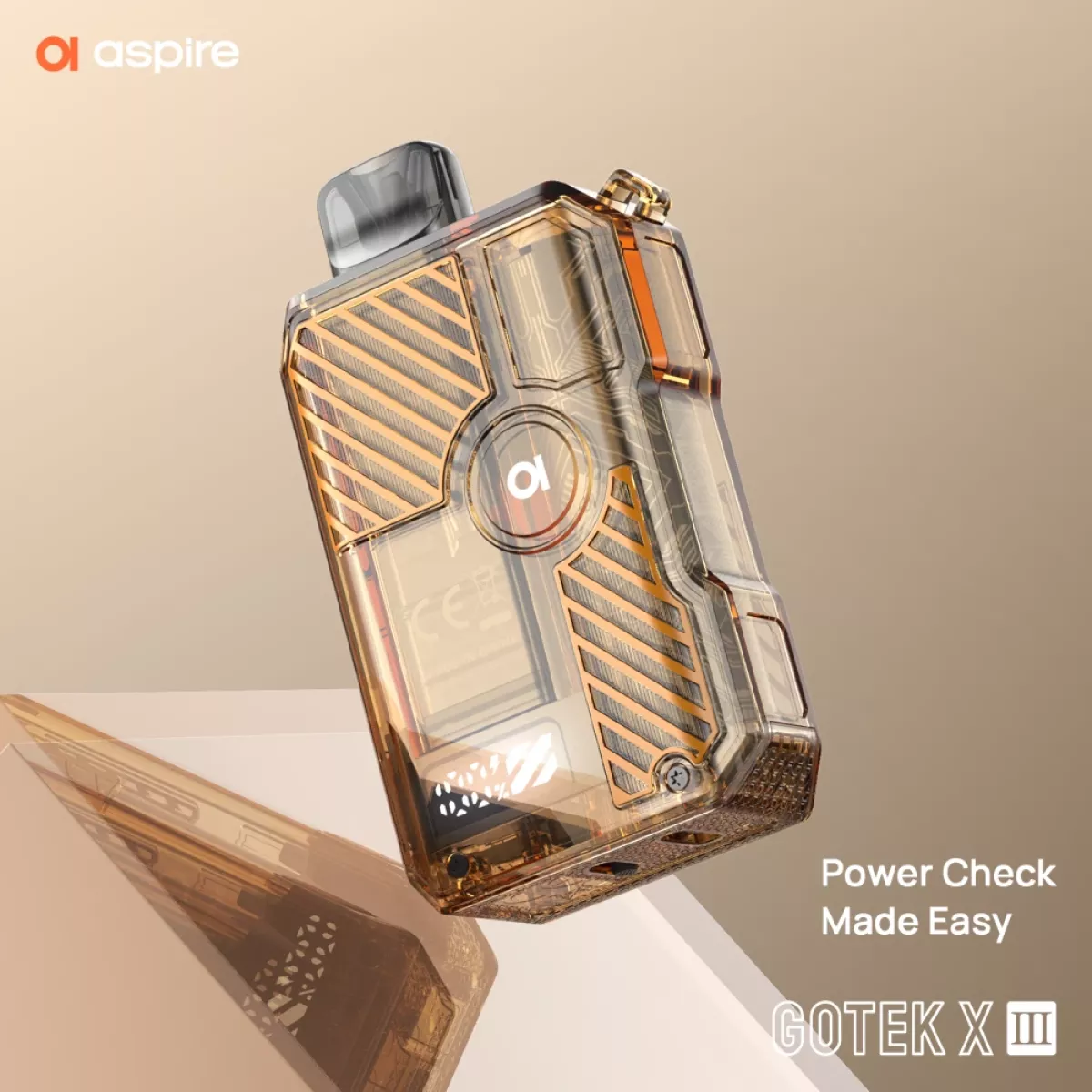 Aspire Gotek X 3 Kit 1200mAh 4.5ml Power Check