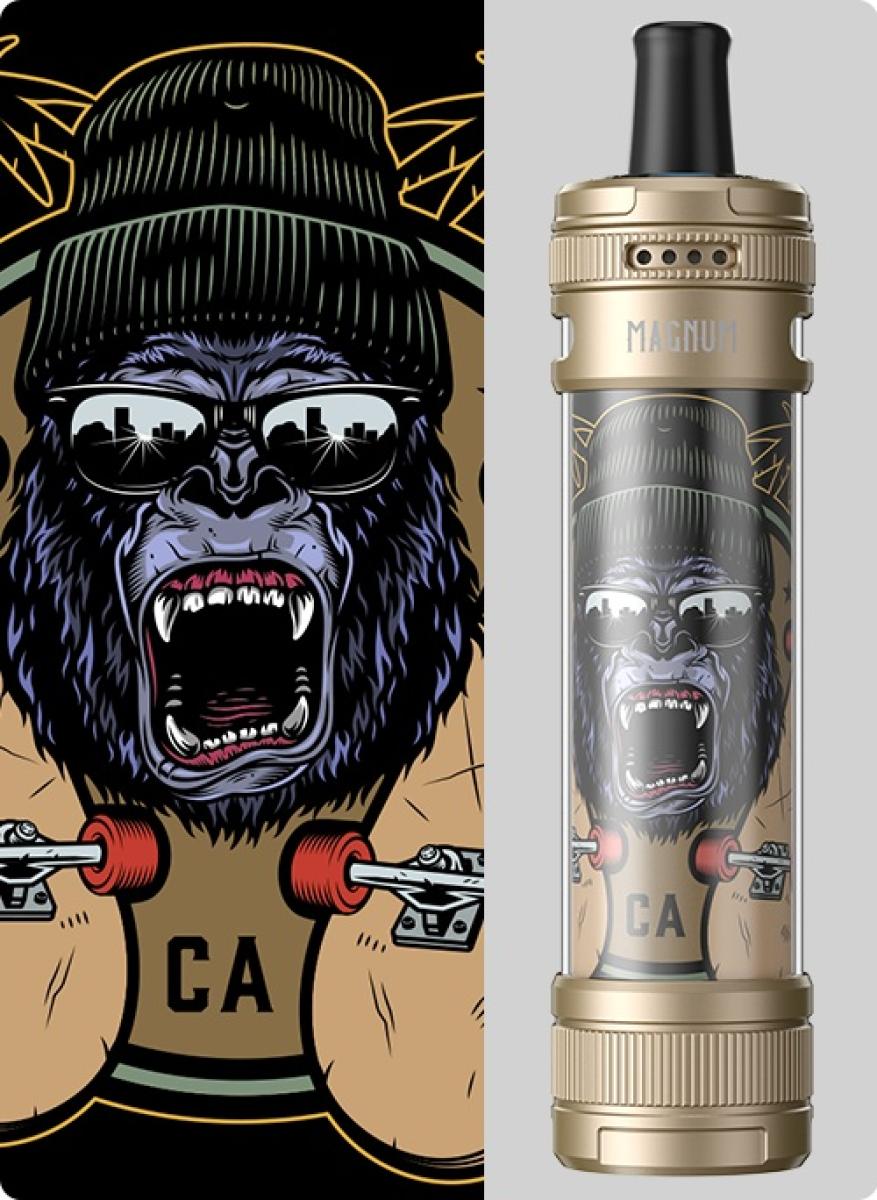 Aspire Magnum E-Shisha Kit 3800mAh 6ml Gold Skate Kong