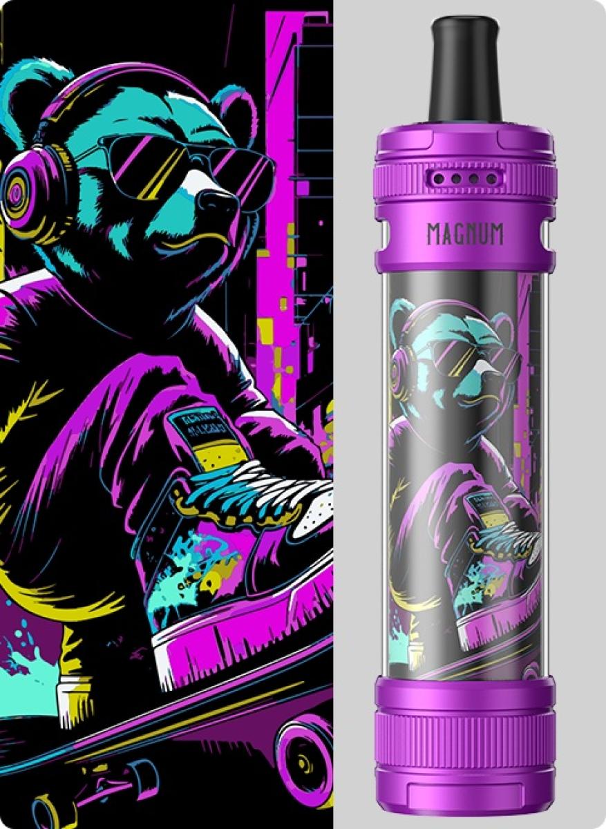 Aspire Magnum E-Shisha Kit 3800mAh 6ml Puple Cyber Bear