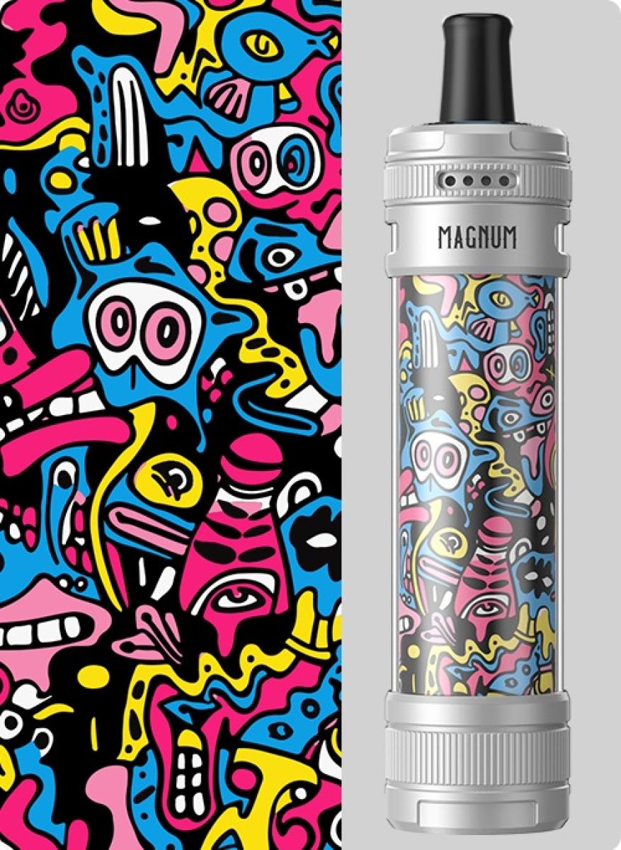 Aspire Magnum E-Shisha Kit 3800mAh 6ml Silver Little Monsters