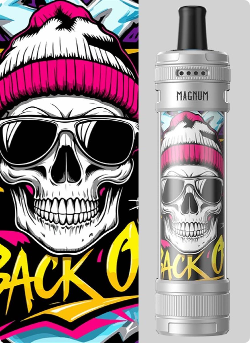 Aspire Magnum E-Shisha Kit 3800mAh 6ml Silver Funky Skull