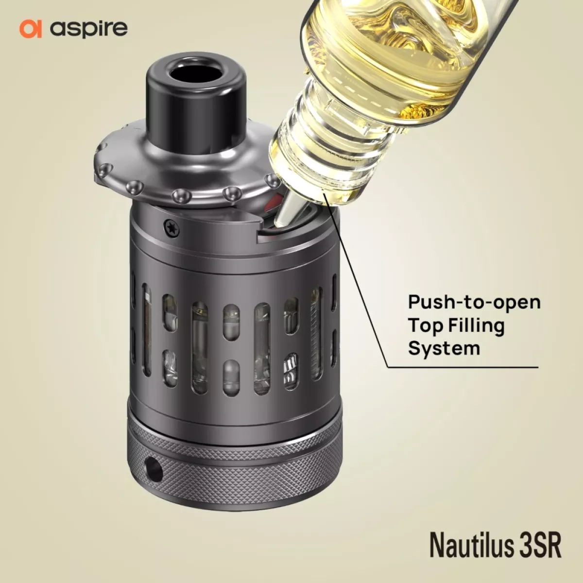 Aspire Nautilus 3SR Tank 4ml 25mm