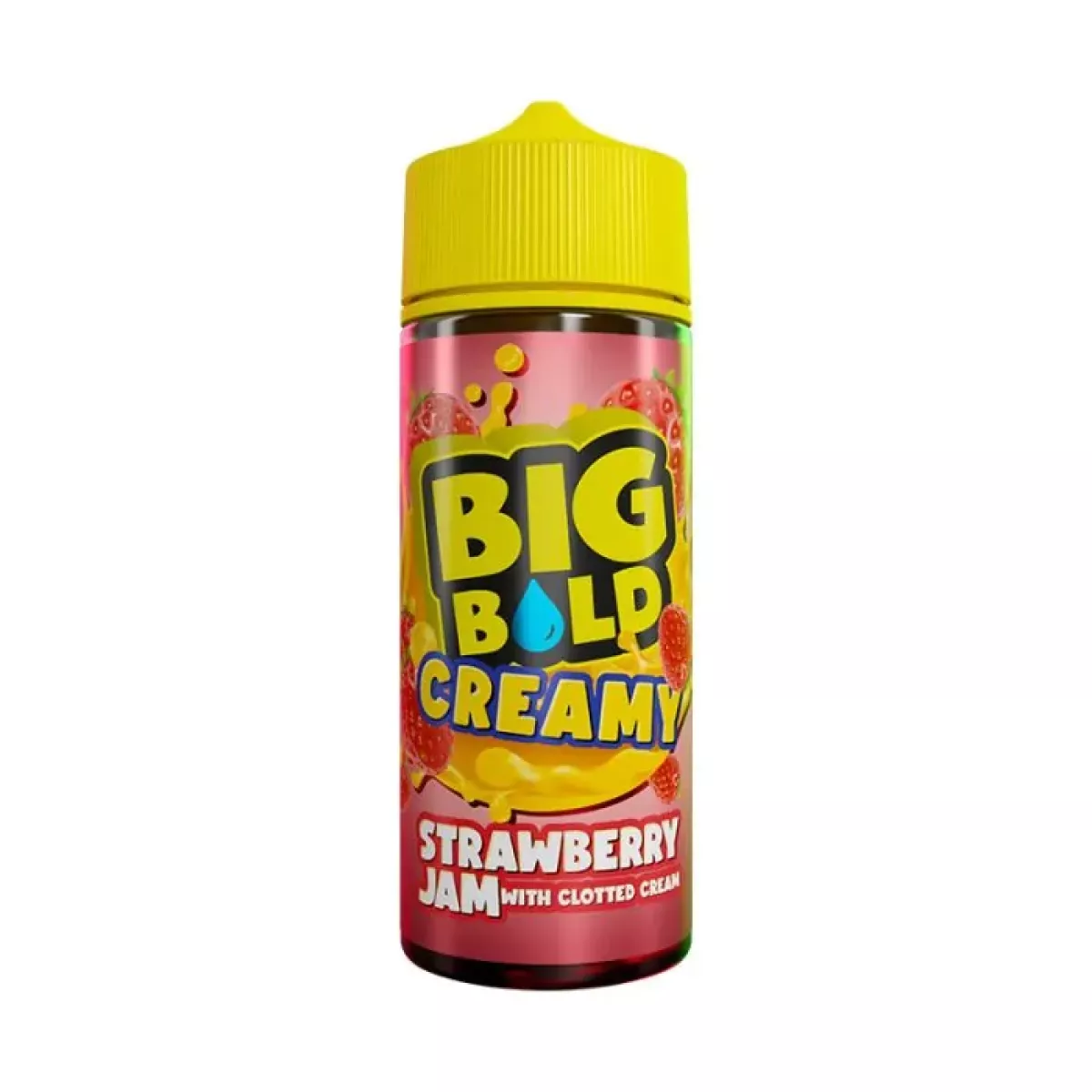 Big Bold Creamy Strawberry Jam with clotted cream - 100ml - Shortfill