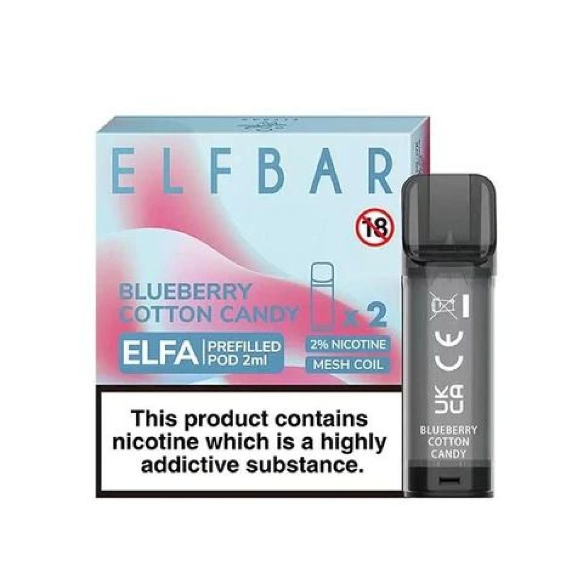 ELF BAR, ELFA Pod, 2x 2ml, 20mg/ml, 600 Züge