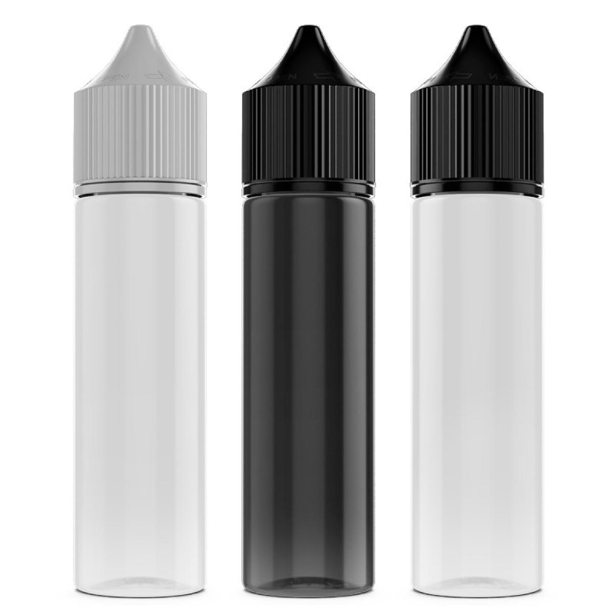 Chubby Gorilla Unicorn Flasche V3 - 75 ml Leerflasche (PET) mit Tröpfler-Spitze