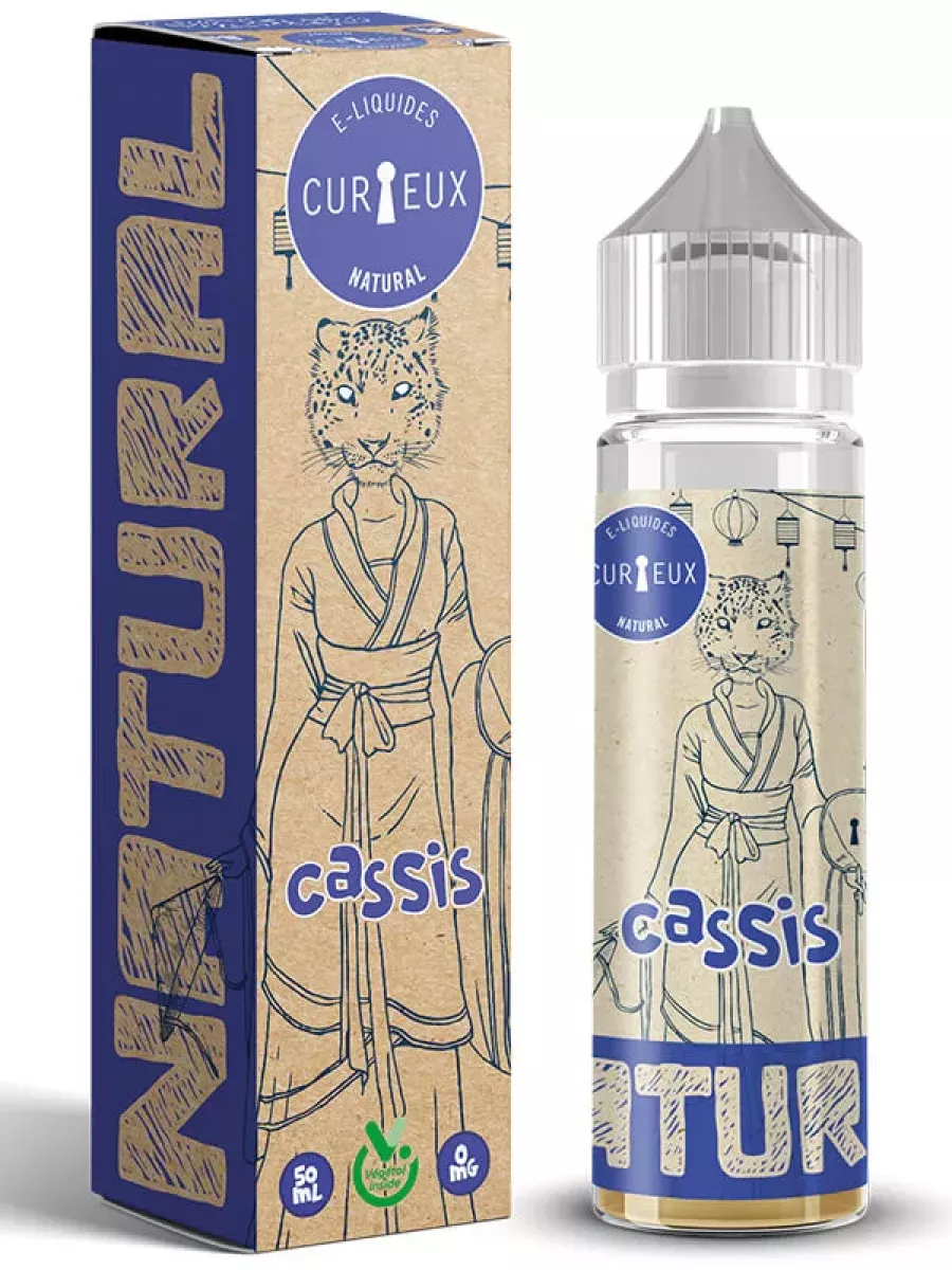 Curieux Natural Serie Cassis 50ml Shortfill