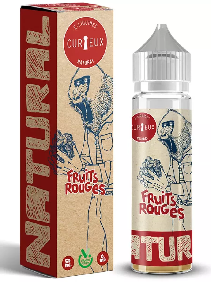 Curieux Natural Serie Rote Früchte 50ml Shortfill