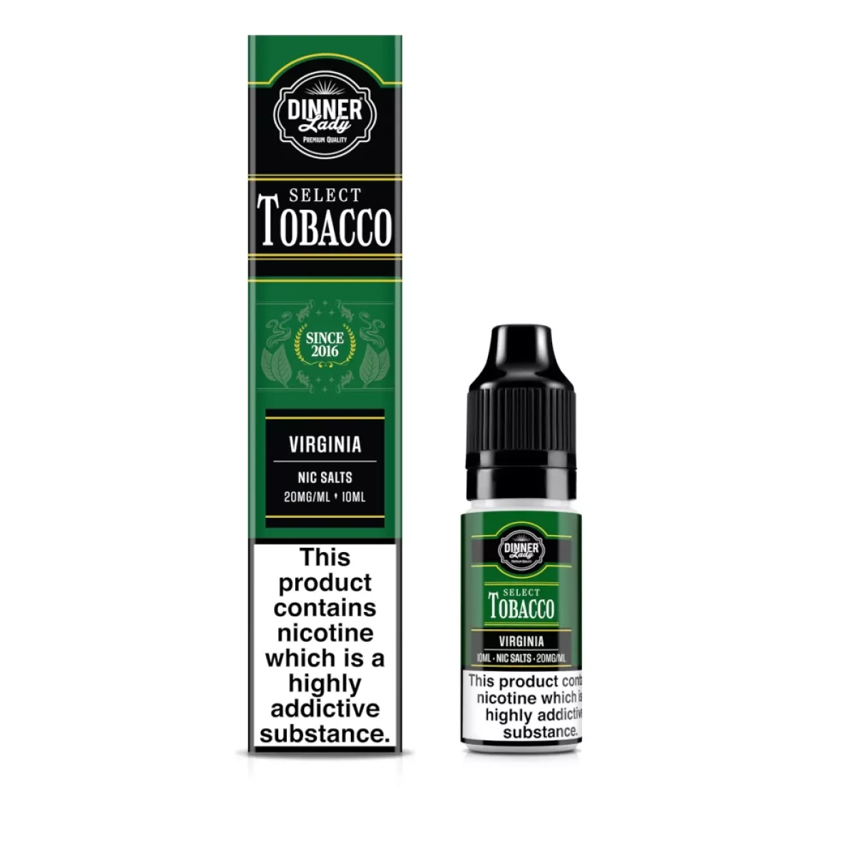 Dinner Lady Virginia Tobacco NicSalt 10 ml