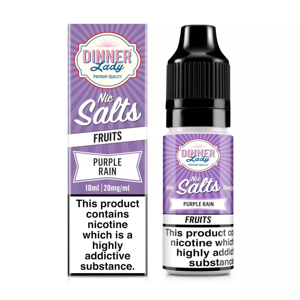 Dinner Lady Purple Rain NicSalt 10 ml