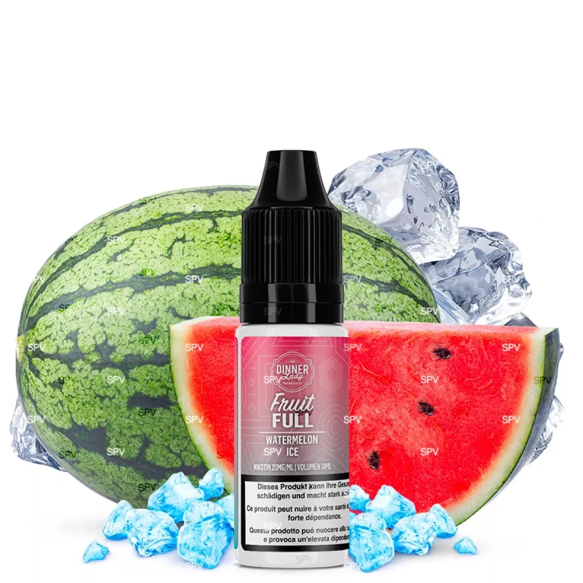 Dinner Lady Watermelon Ice NicSalt 10 ml
