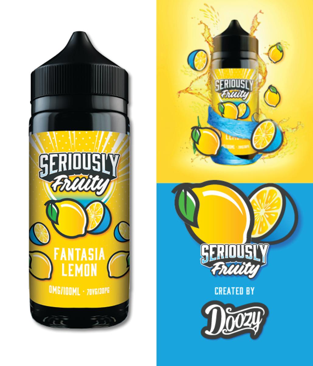 DOOZY VAPE - Seriously Fruity - Fantasia Lemon 120ml Shortfill