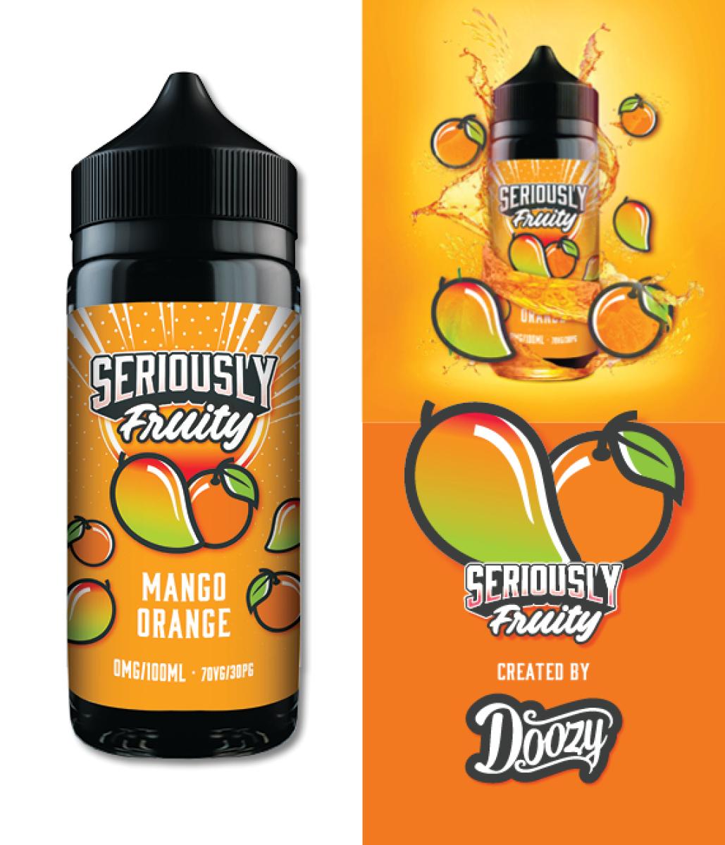 DOOZY VAPE - Seriously Fruity - Mango Orange 120ml Shortfill