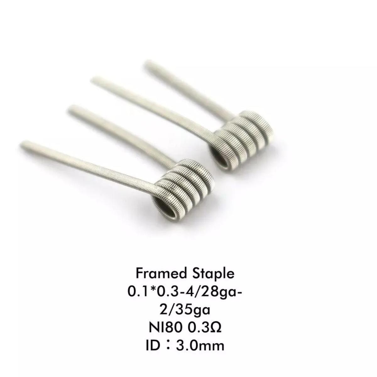 Dovpo 7 In 1 Pre-Built Coils inkl. Watte (42 Coils und 12 x Watte)