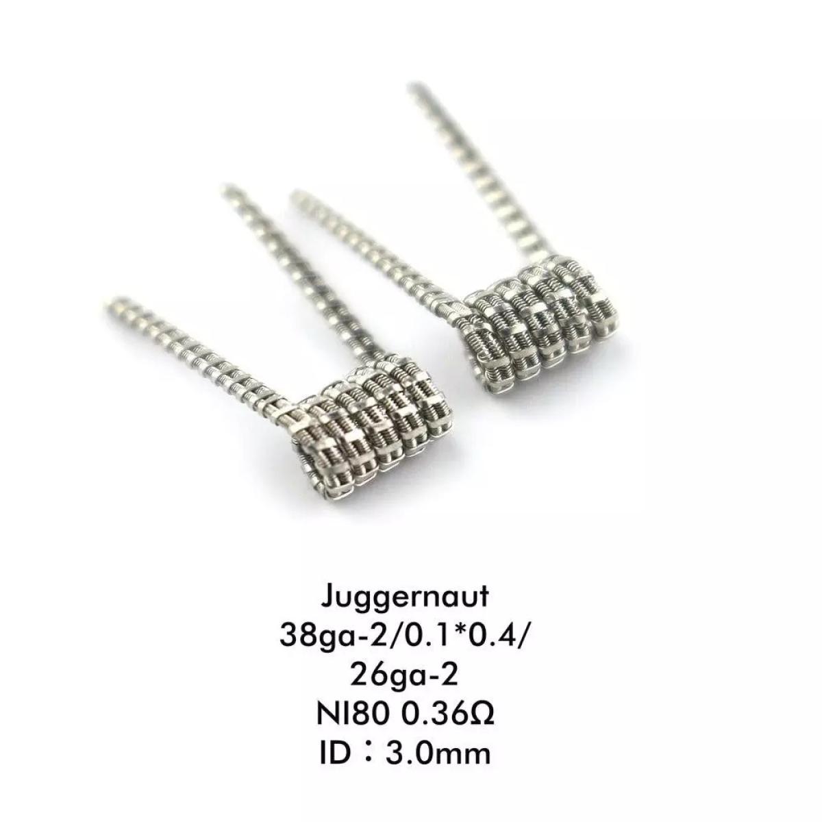 Dovpo 7 In 1 Pre-Built Coils inkl. Watte (42 Coils und 12 x Watte)