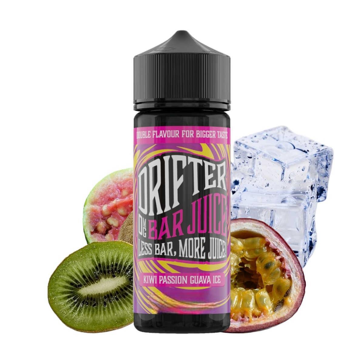 Drifter Bar Juice Kiwi Passion Guava 120ml Shortfill